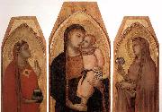 Ambrogio Lorenzetti, Madonna and Child with Mary Magdalene and St Dorothea